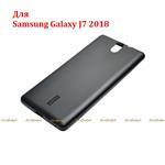 Силиконовая накладка Cherry для телефона Samsung Galaxy J7 (2018) Чёрный (220528)